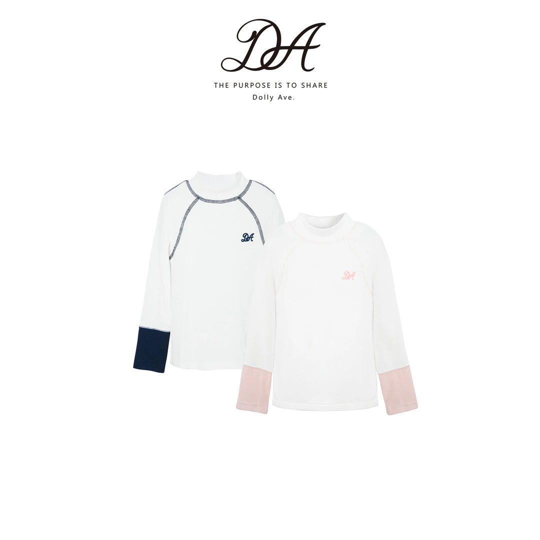 【现货】Dolly Ave「黑标系列」高定依翡丝轻奢简约高级感小高领上衣