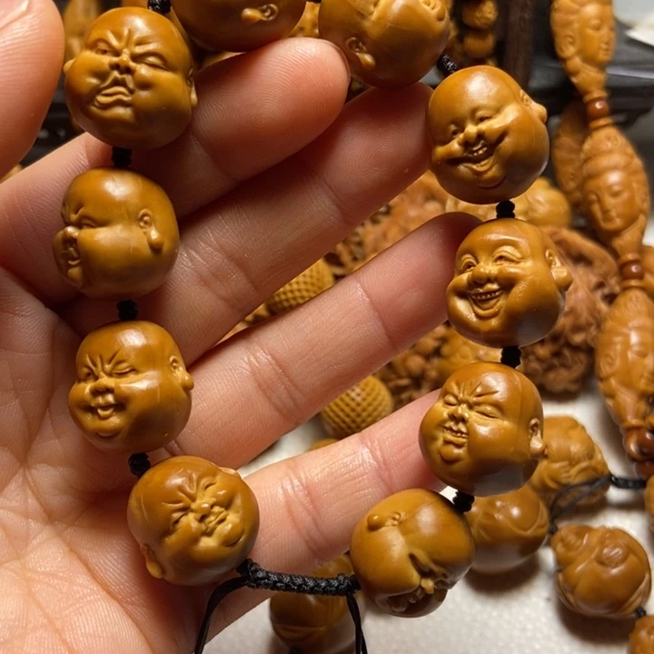 【闪购商品】橄榄核手串/手链能*君百态微上色