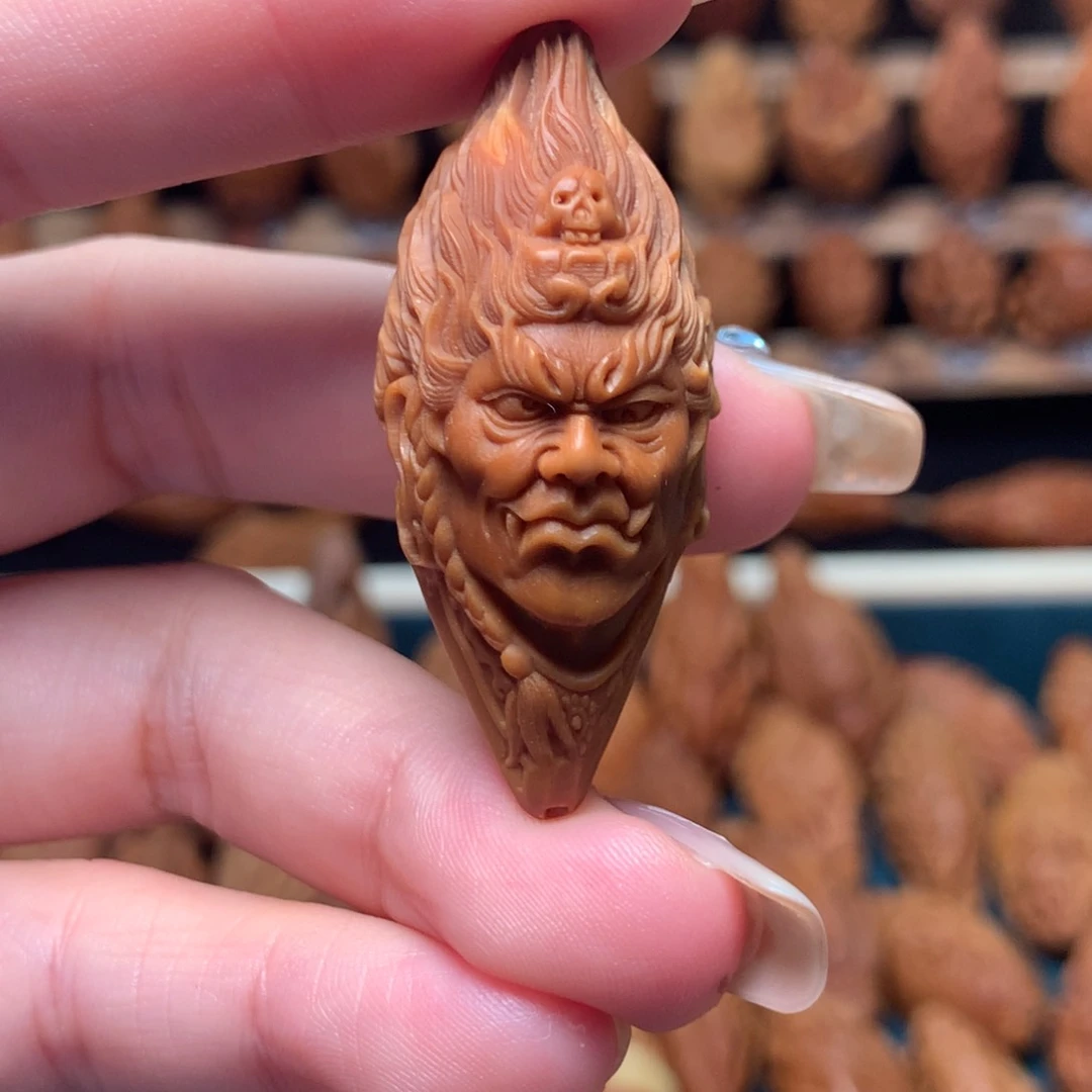 橄榄核把件善波冥王