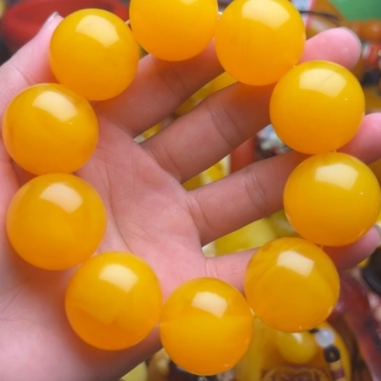 未镶嵌琥珀手链蜜蜡