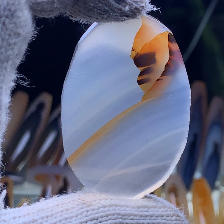 玛瑙/玉髓颈饰未镶嵌115