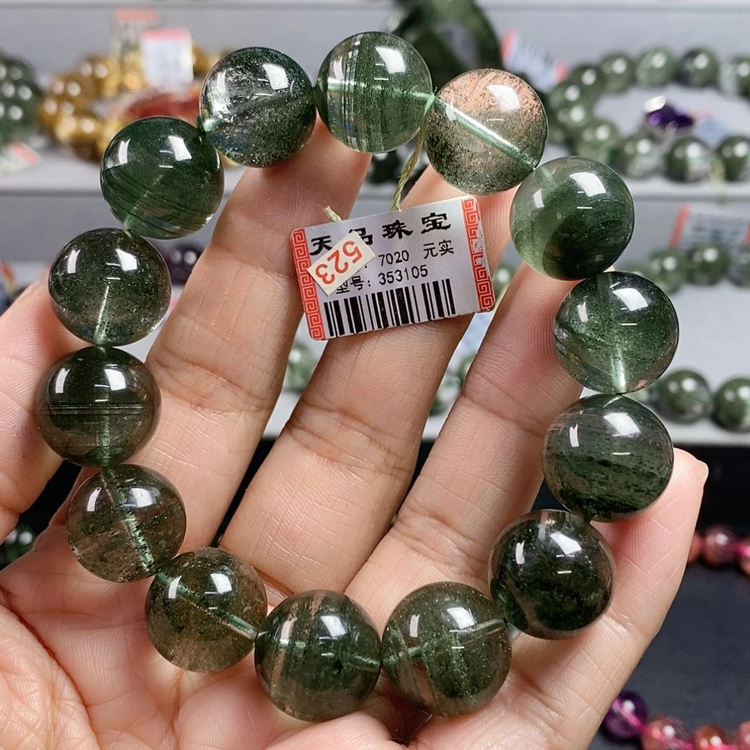 手链水晶未镶嵌绿幽灵手链353105