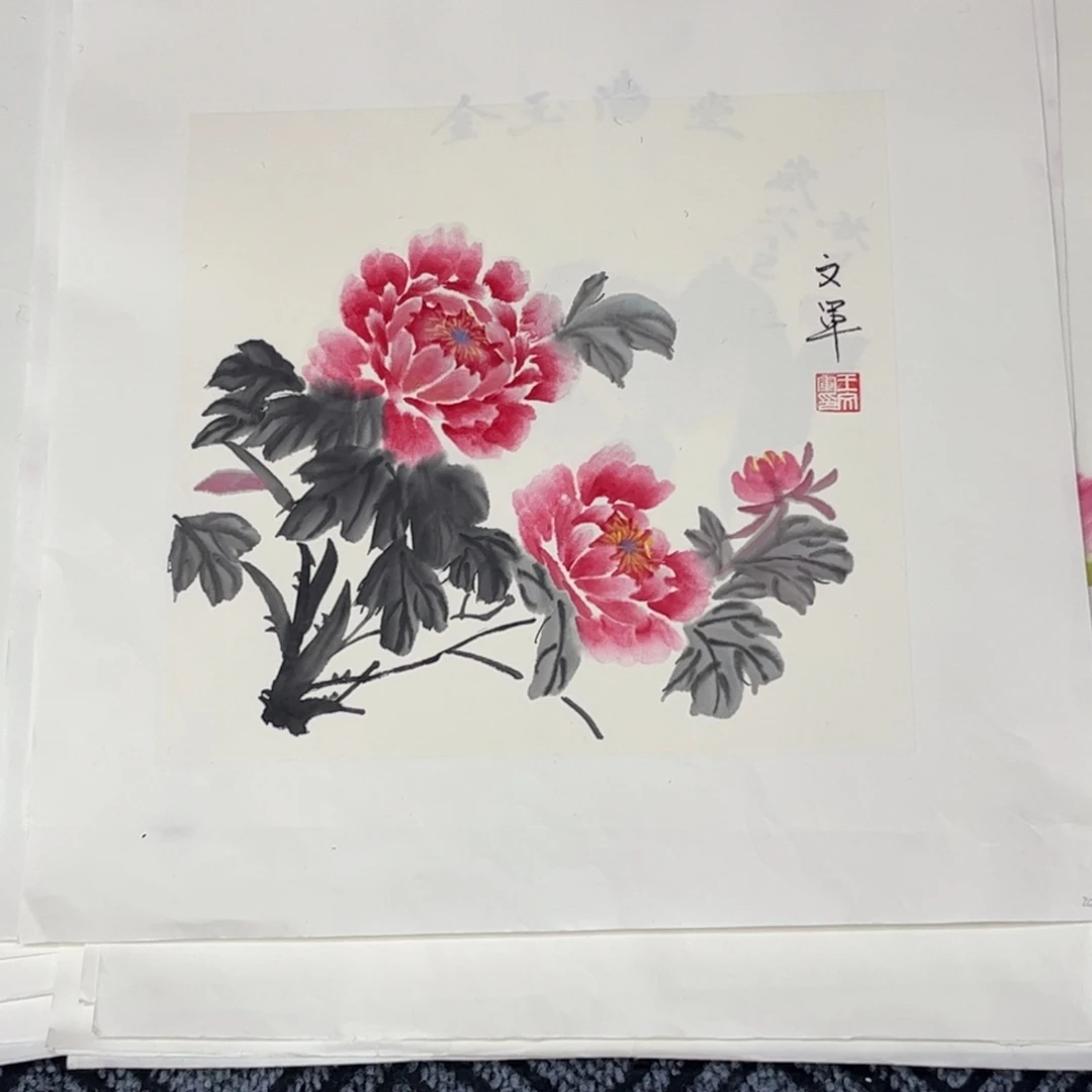 国画国画花鸟作品