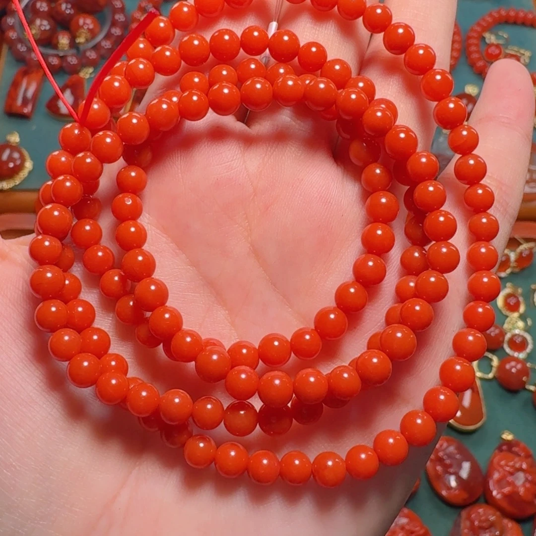 未镶嵌5+南红南红玛瑙