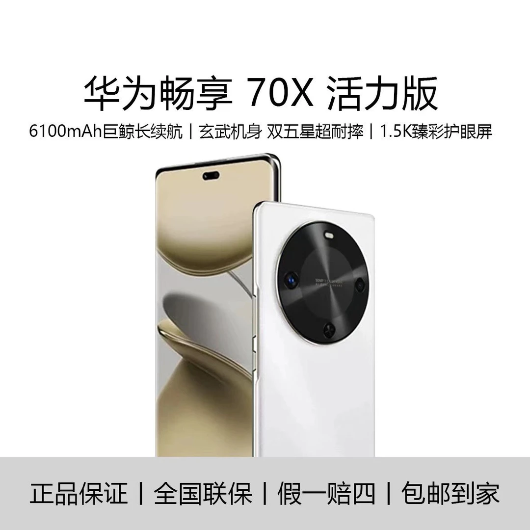 未拆封 Huawei/华为 巨鲸长续航512G玄甲机身双五星超耐摔 白F27