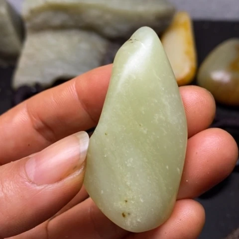 和田玉珠宝奇石未镶嵌心*