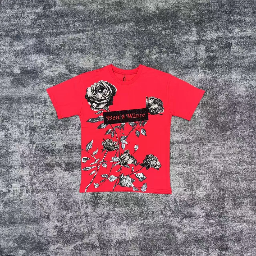 新年限定款烫钻男女同款半袖11878