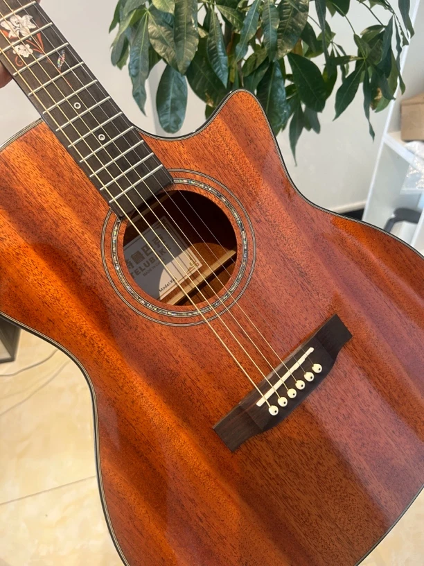 41寸入门单板吉他/男女通用/夏花系列/精调发货/包教学