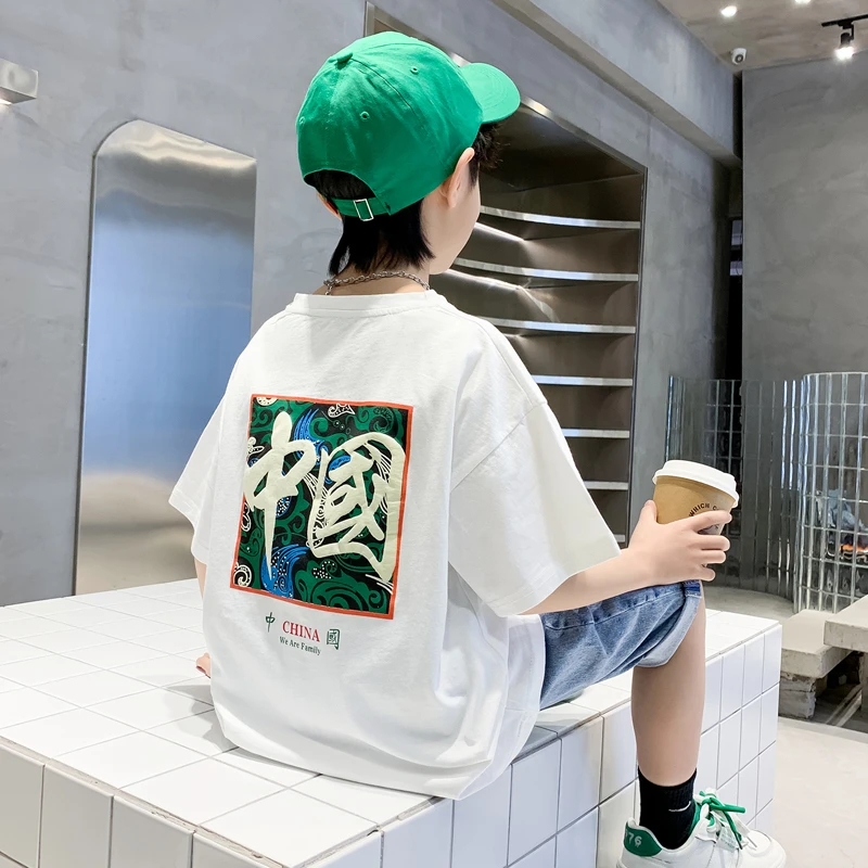 童装男女短袖t恤纯棉夏季新款儿童宝宝半袖上衣中小童