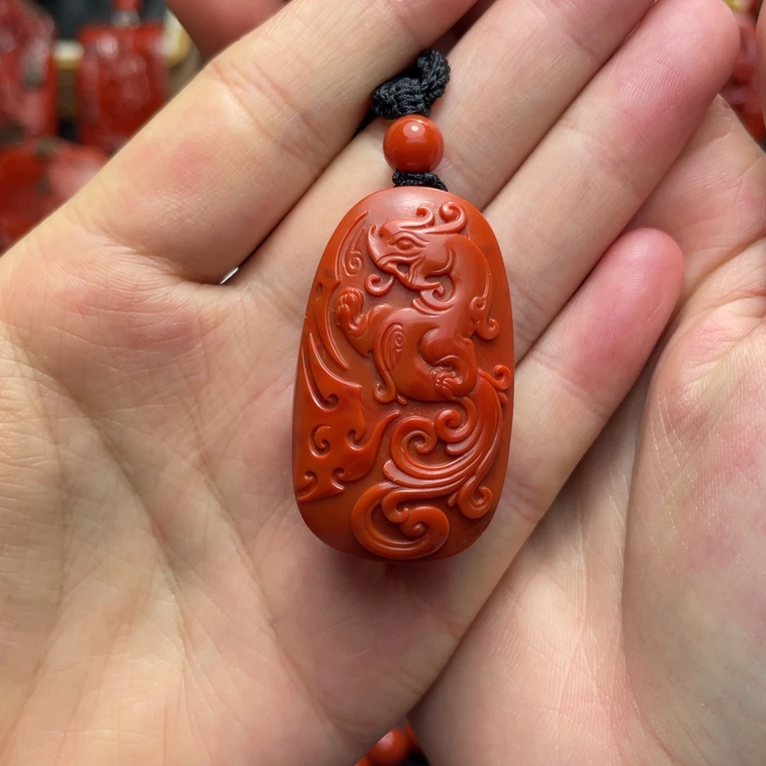 南红玛瑙未镶嵌颈饰