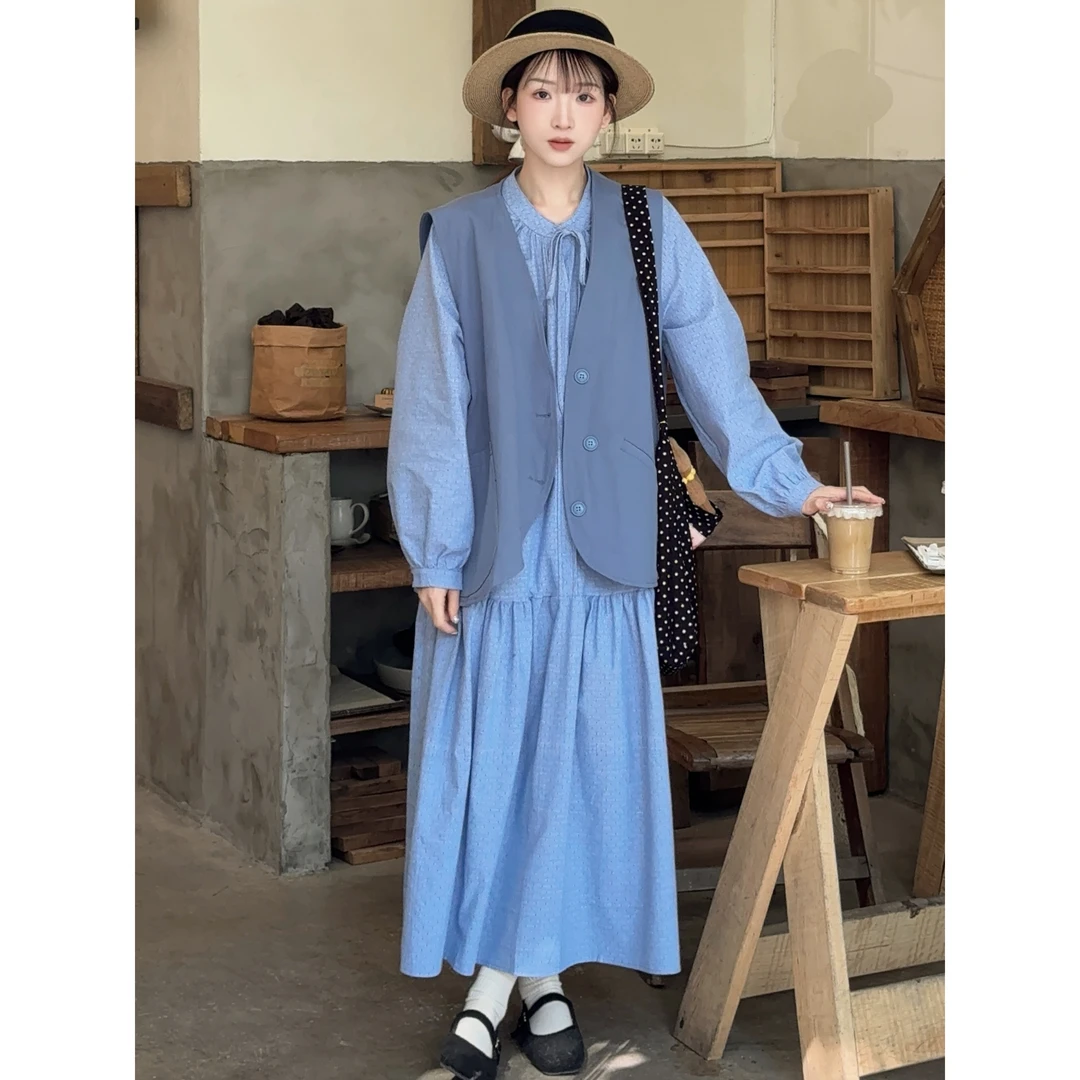 小冰涡 复古百搭古着设计感叠穿马甲 no退no换