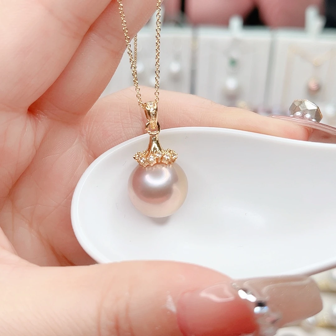 淡水珍珠吊坠(赠链)合金