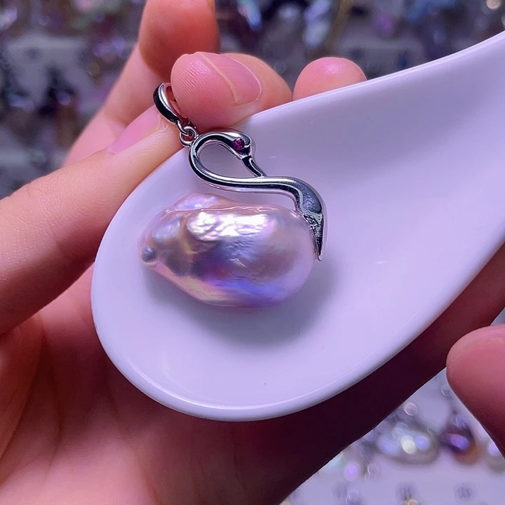 淡水珍珠合金颈饰21