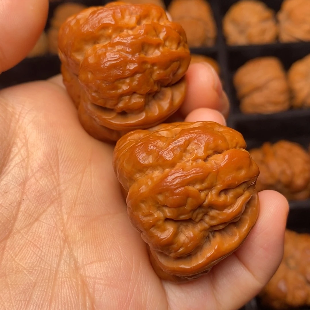 文玩核桃把件秦岭野生核桃