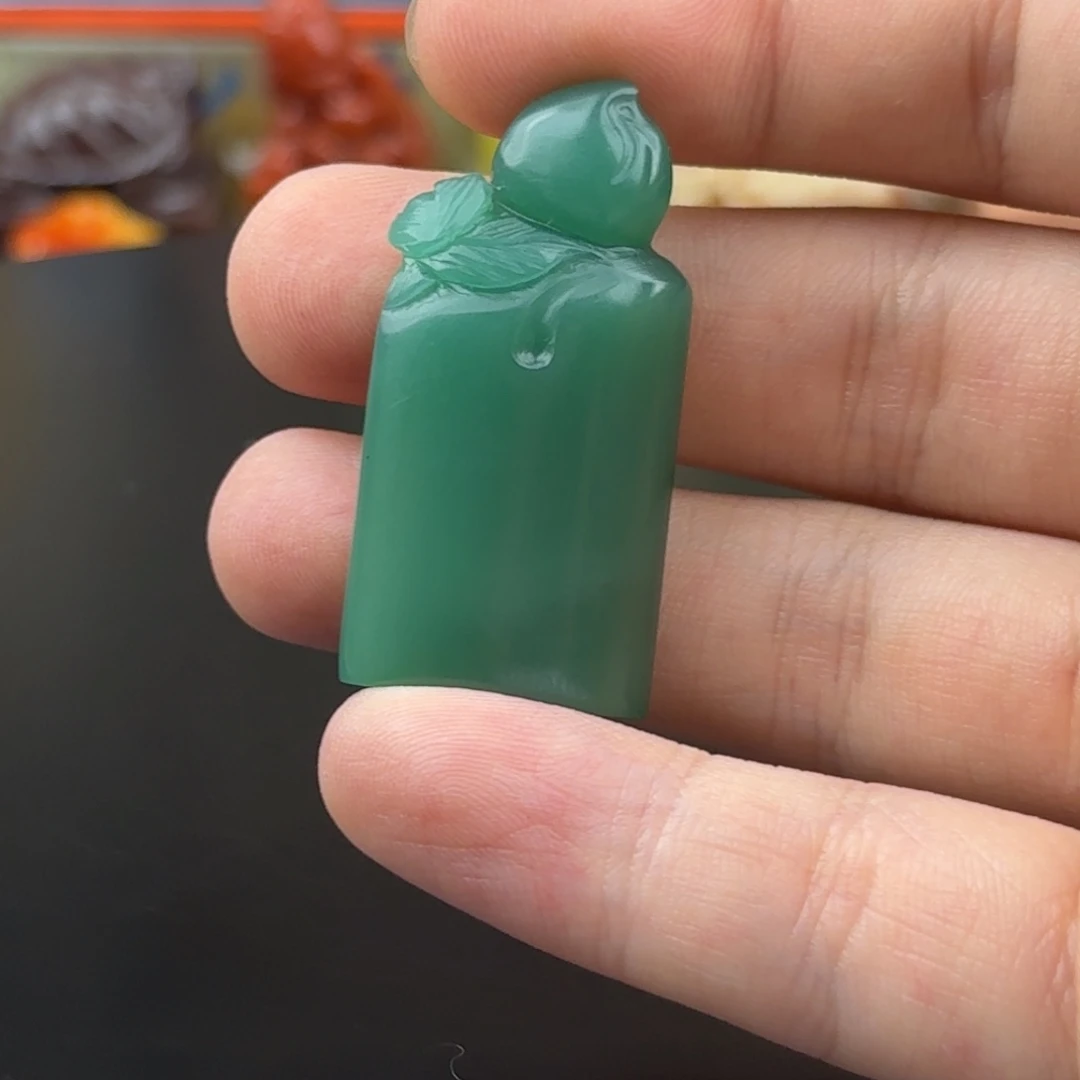 志***恒印石寿山石雅安绿177