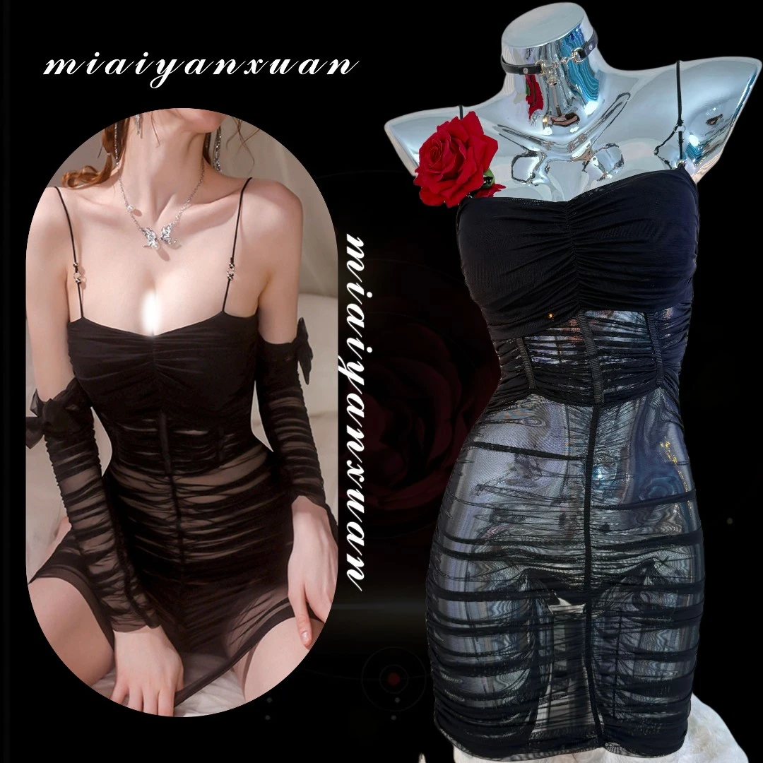 【极致诱惑】轻奢可爱小众纯欲薄款仙女气质时尚显瘦睡裙