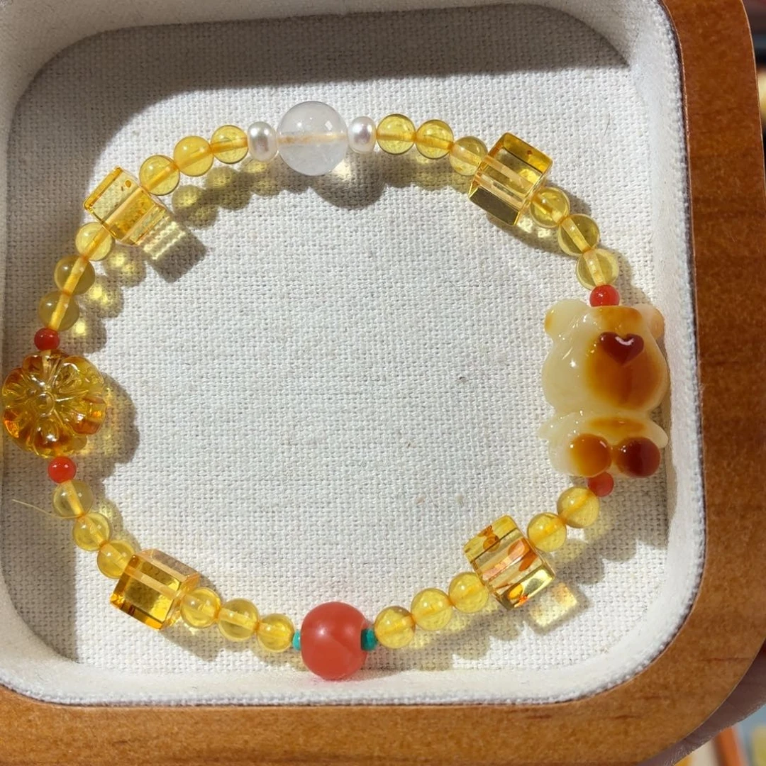 蜜蜡未镶嵌裸石定制