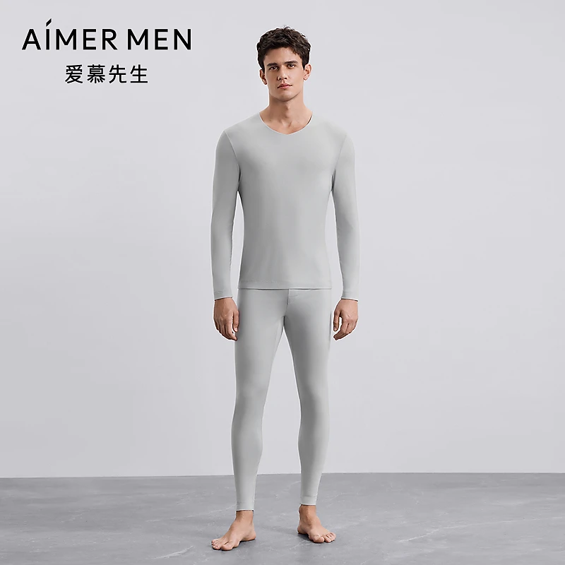 爱慕先生25AW奶皮轻暖系列长裤NS73M391