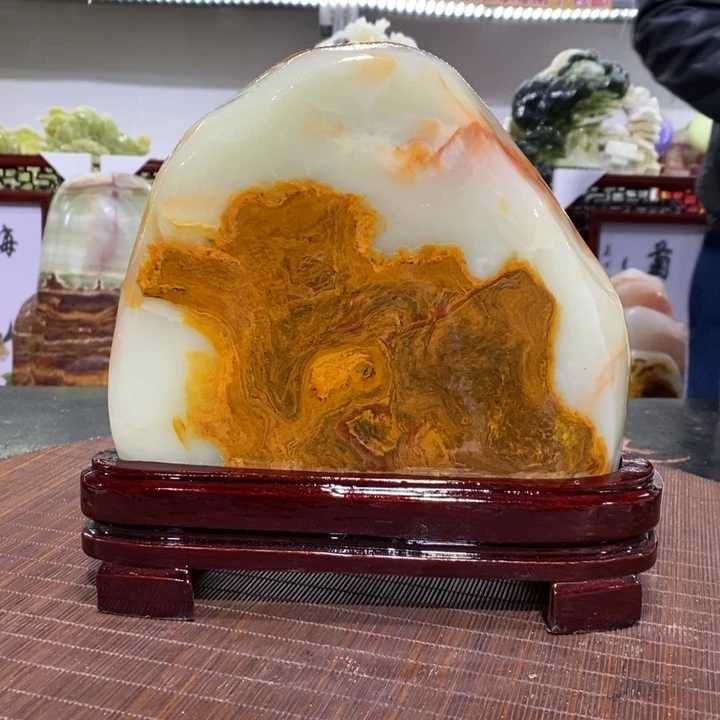 石材马****器家居摆件 奇石摆件