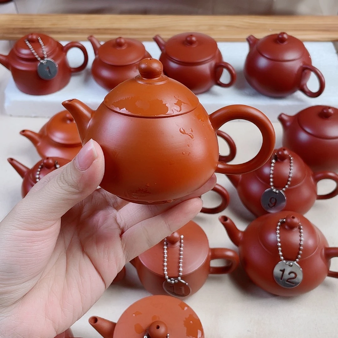 潮州朱泥壶手拉龙蛋110