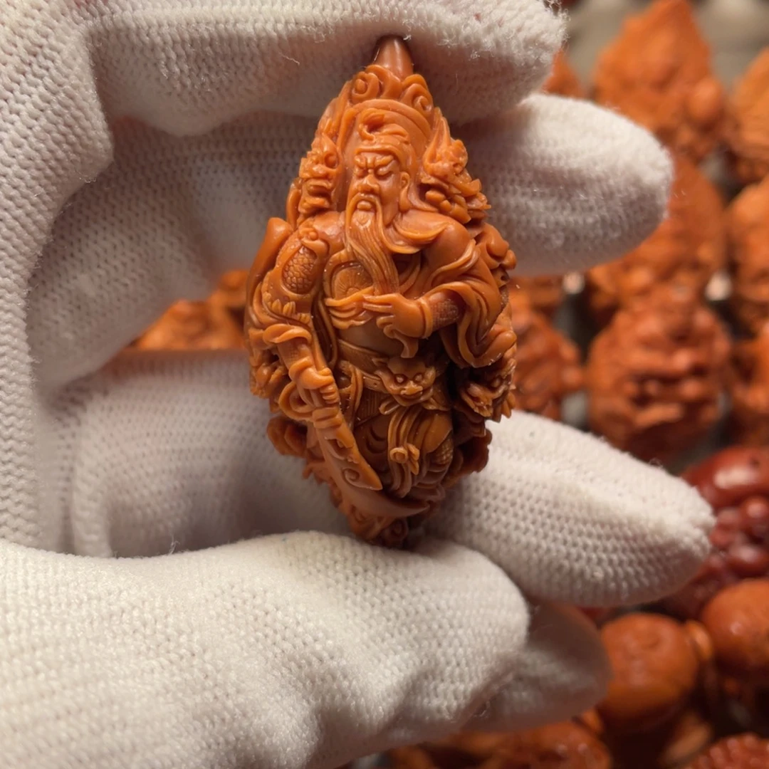 橄榄核手串/手链九龙关羽