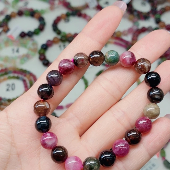 碧玺未镶嵌手链52