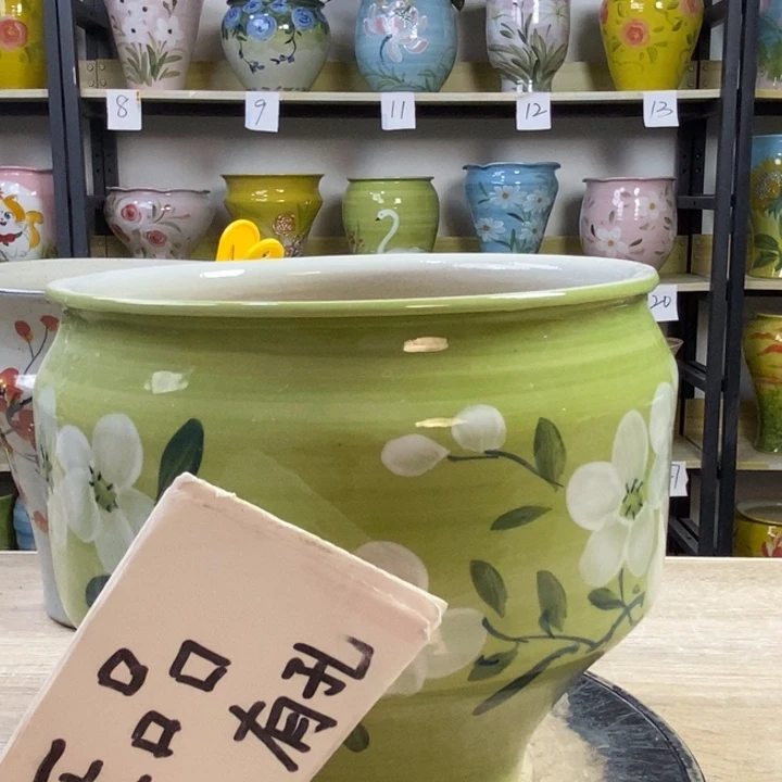 景德镇高温陶瓷花盆