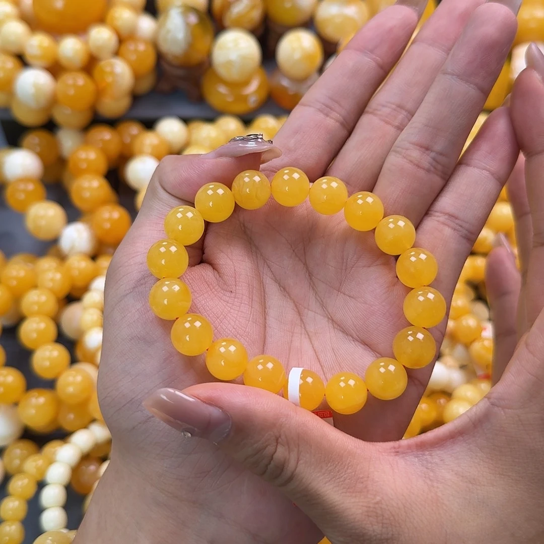 蜜蜡未镶嵌珠宝奇石同料11mm