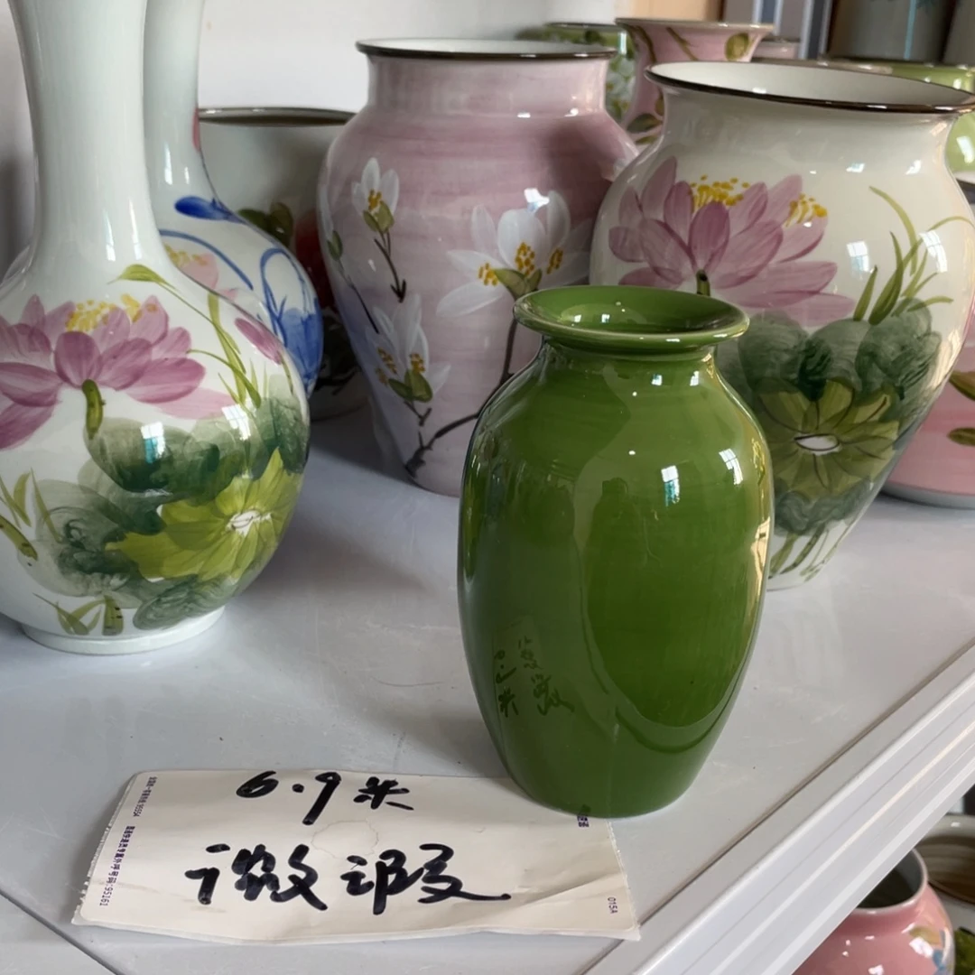 瓶景德镇手绘花瓶