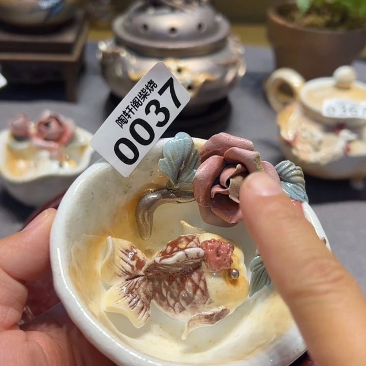 柴烧茶器，纯手工制作