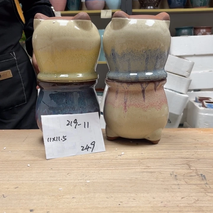紫砂花盆多肉花盆微瑕11