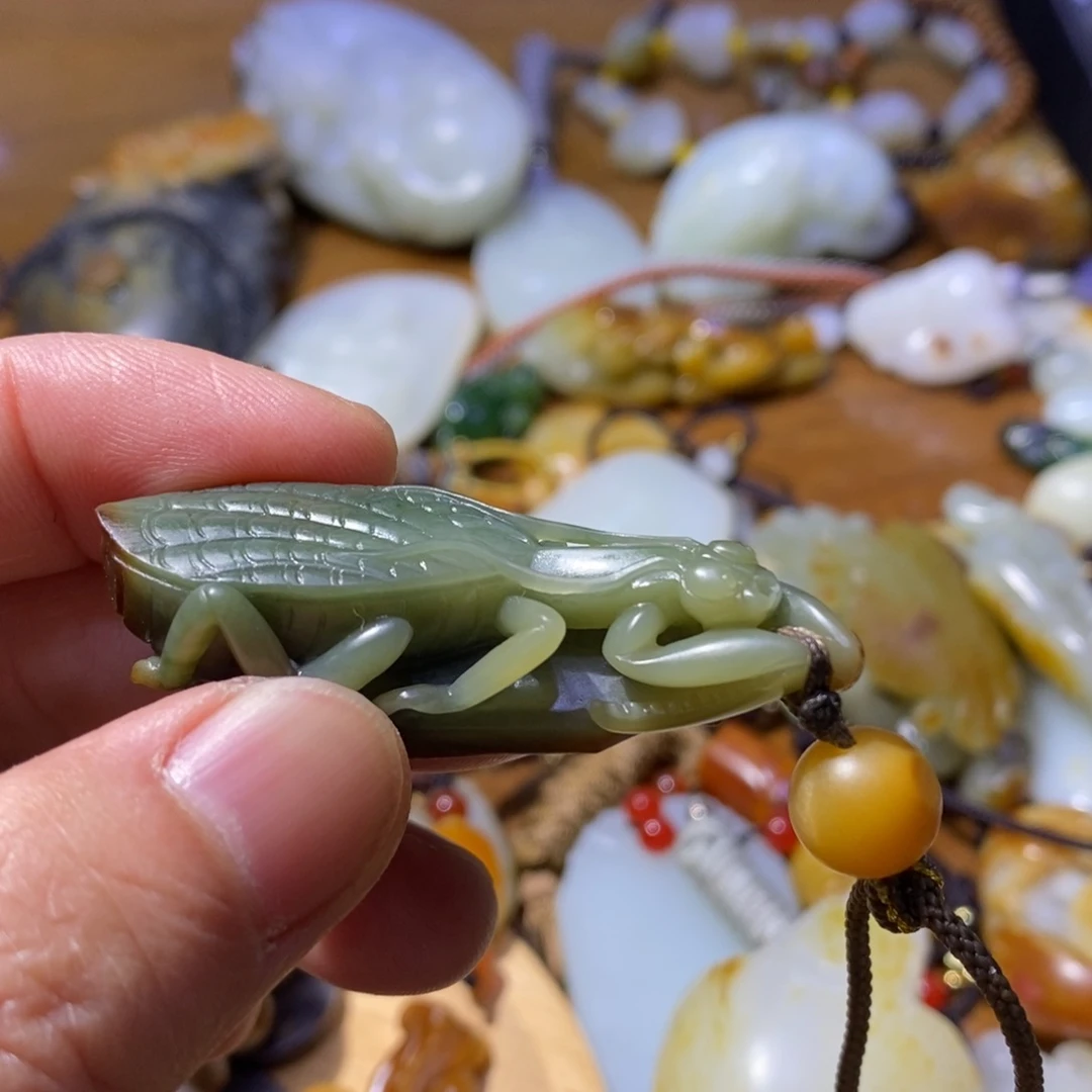 和田玉颈饰未镶嵌追*