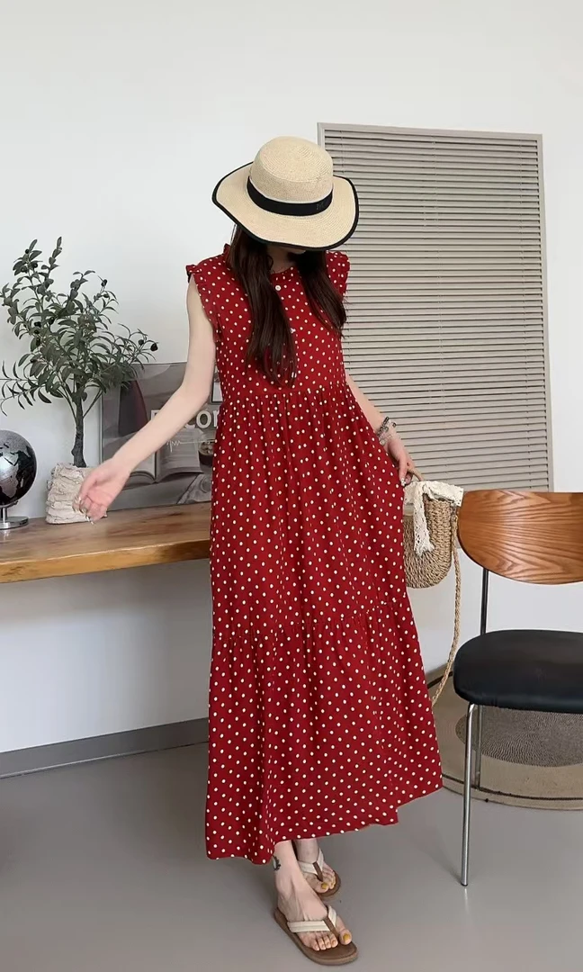 2025女士绵绸长裙