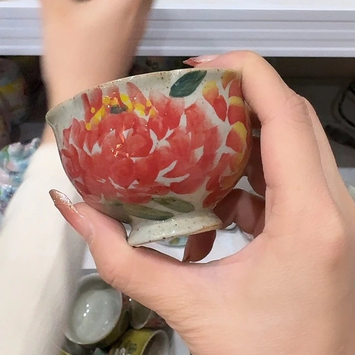 杯景德镇釉下五彩手绘