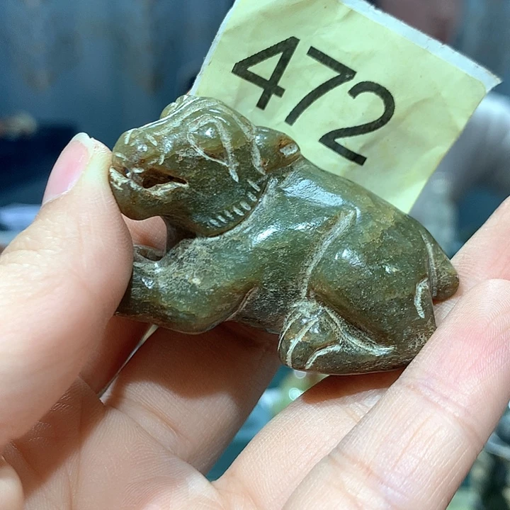 和田玉未镶嵌车挂