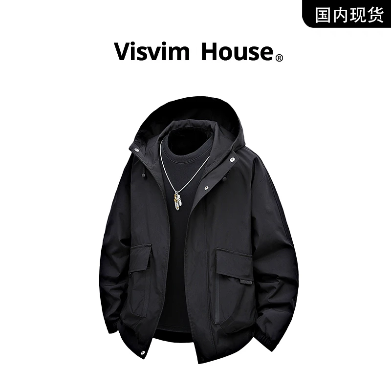 【品牌现货撤柜】VISVIM WINGS春秋新款连帽休闲工装冲锋衣外套男