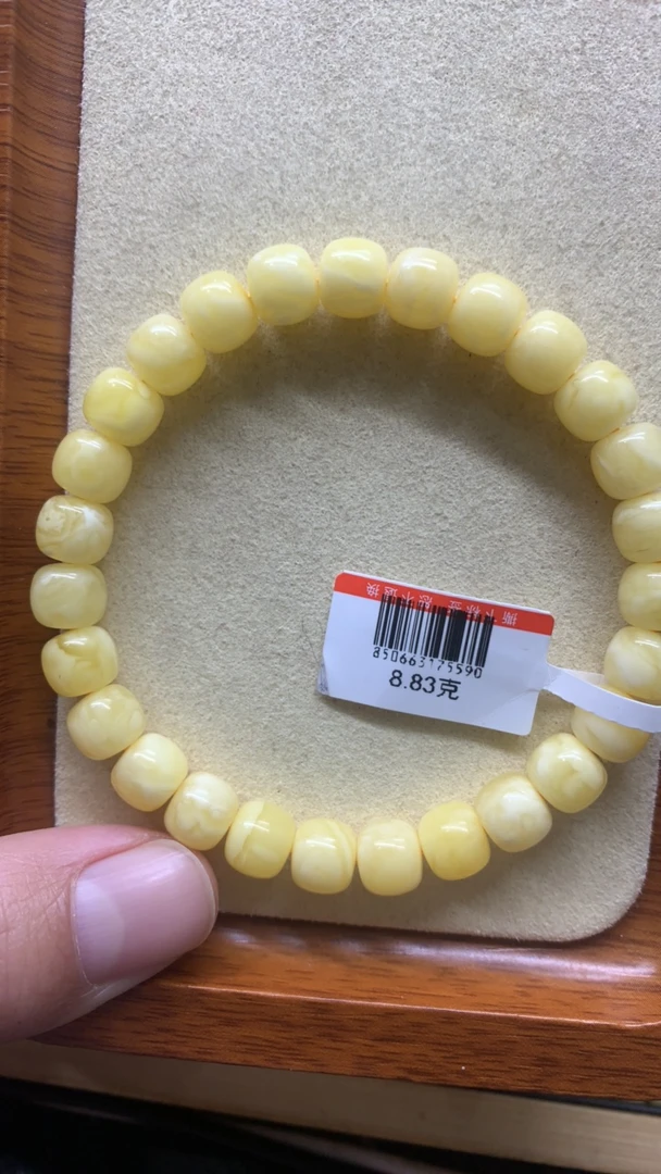 天然蜜蜡手链满蜡老型