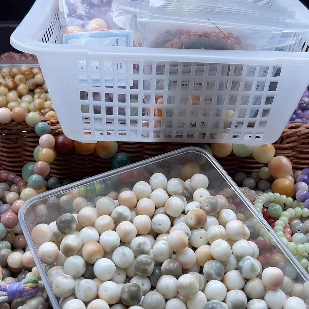 白玉菩提吊坠A/14mm/30+20颗