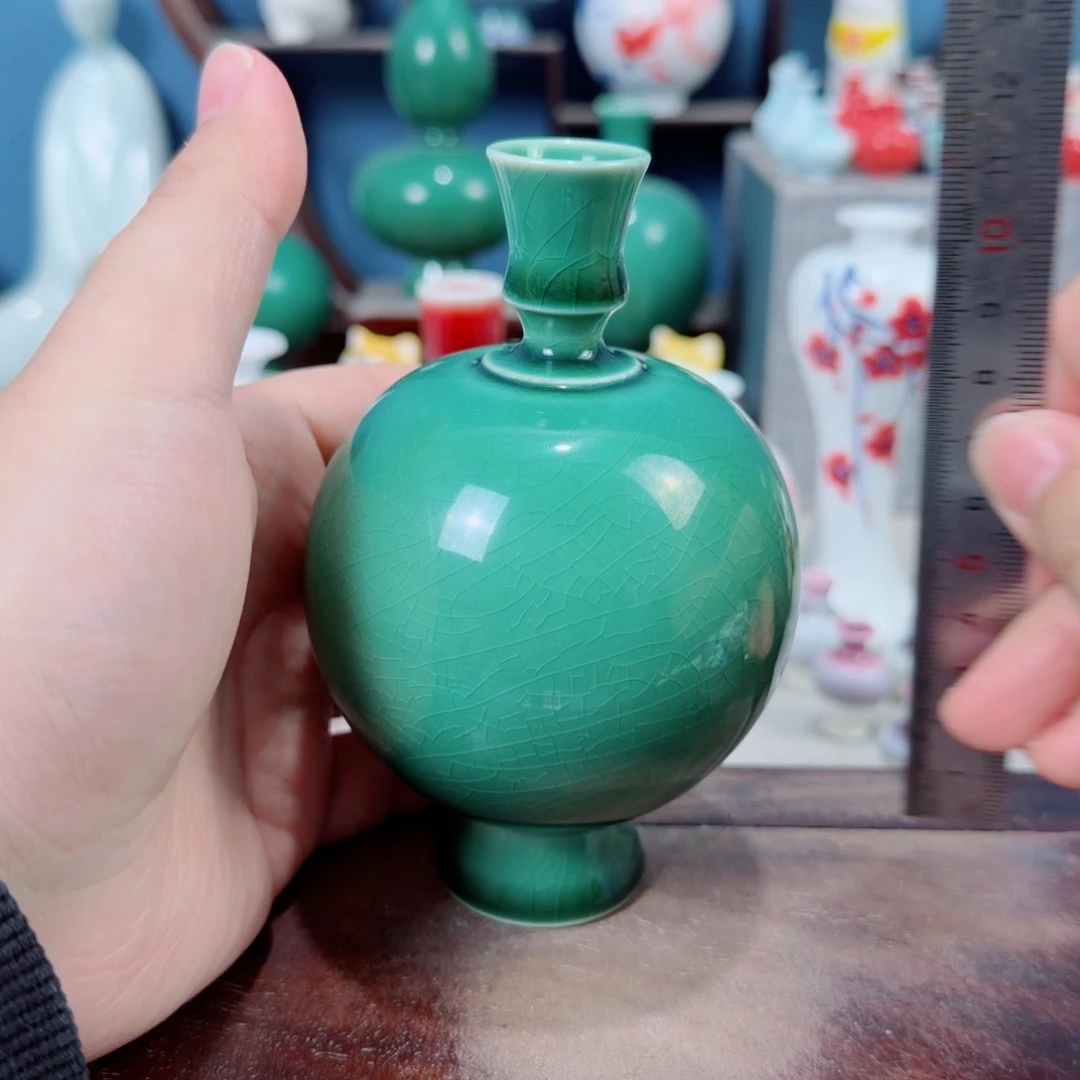 陶瓷手工小花器摆件