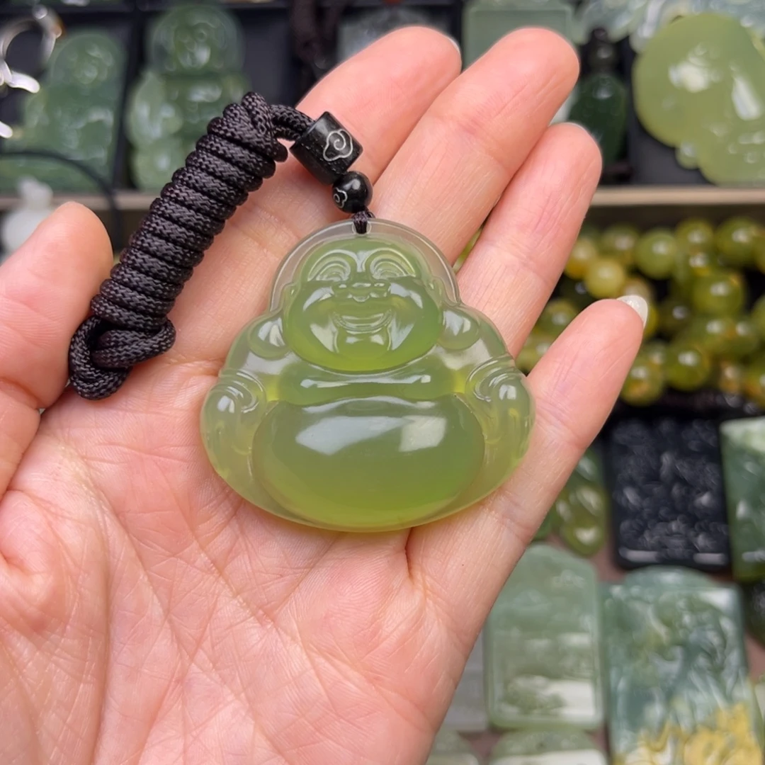 蛇纹石玉未镶嵌吊坠(不含链)