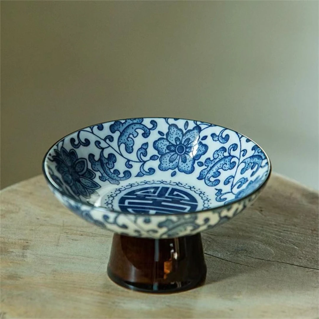 【铜拾社】青花盘-花果盘（Q0020）