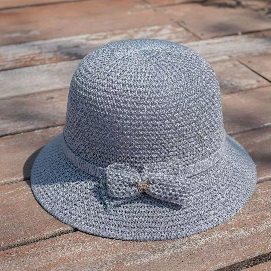 （蝴蝶结渔夫帽）夏季遮阳渔夫帽