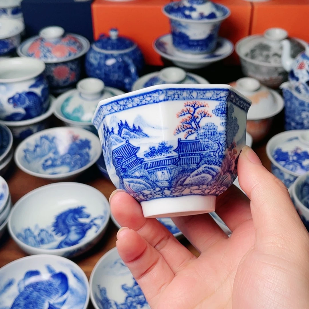 【闪购商品】杯E*D纯手工手绘景德镇