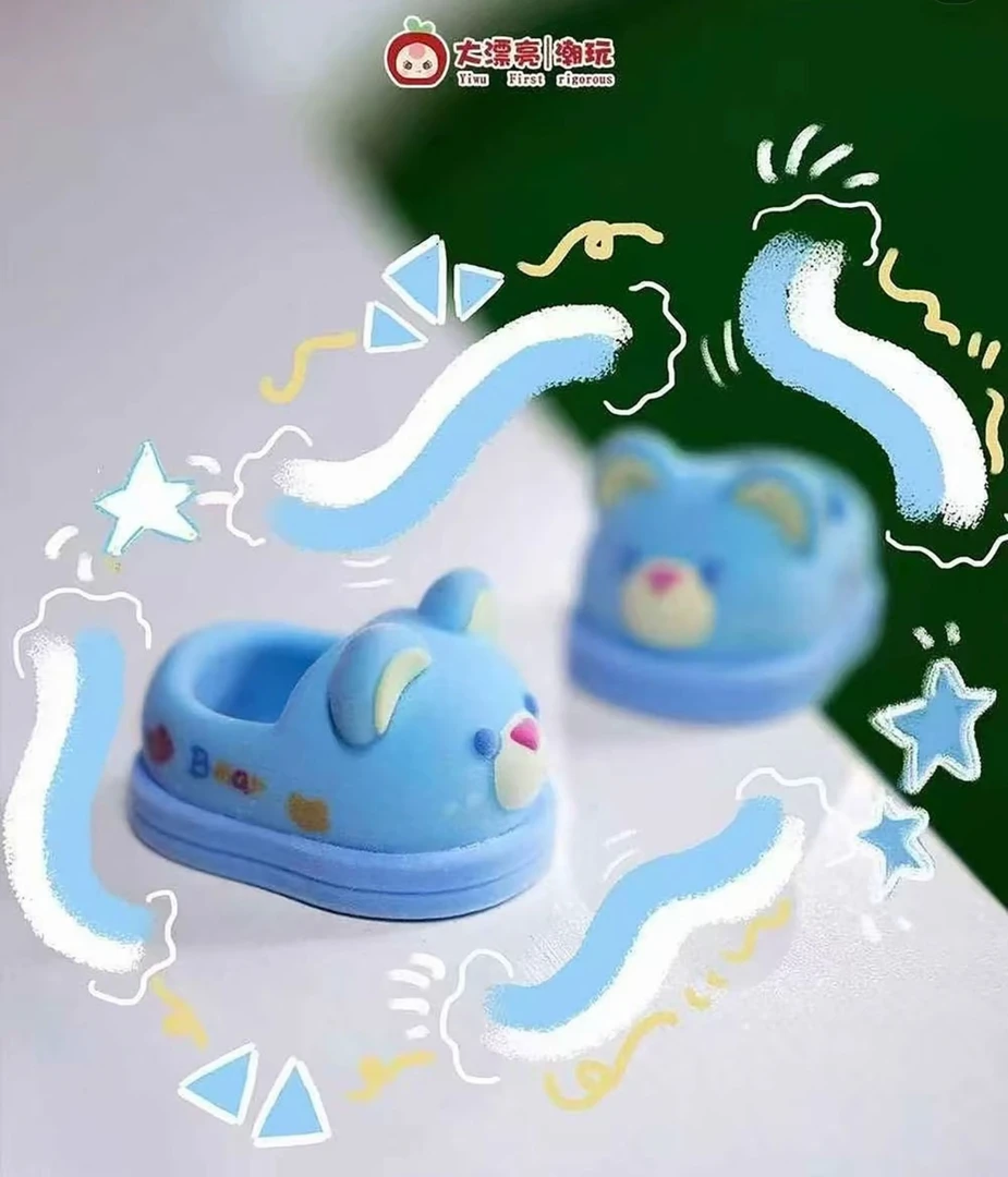 【抓马材料】三岁娃娃可爱毛绒玩偶潮玩鞋子盲盒