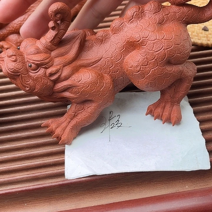 无***趣茶宠紫砂紫砂貔貅微瑕