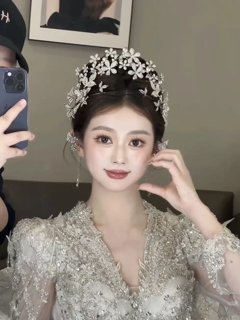 沁心｜花冠精灵发箍组合套装新娘头饰