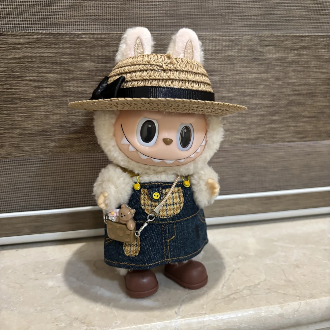 labubu一二三代坐坐派对的娃衣套装