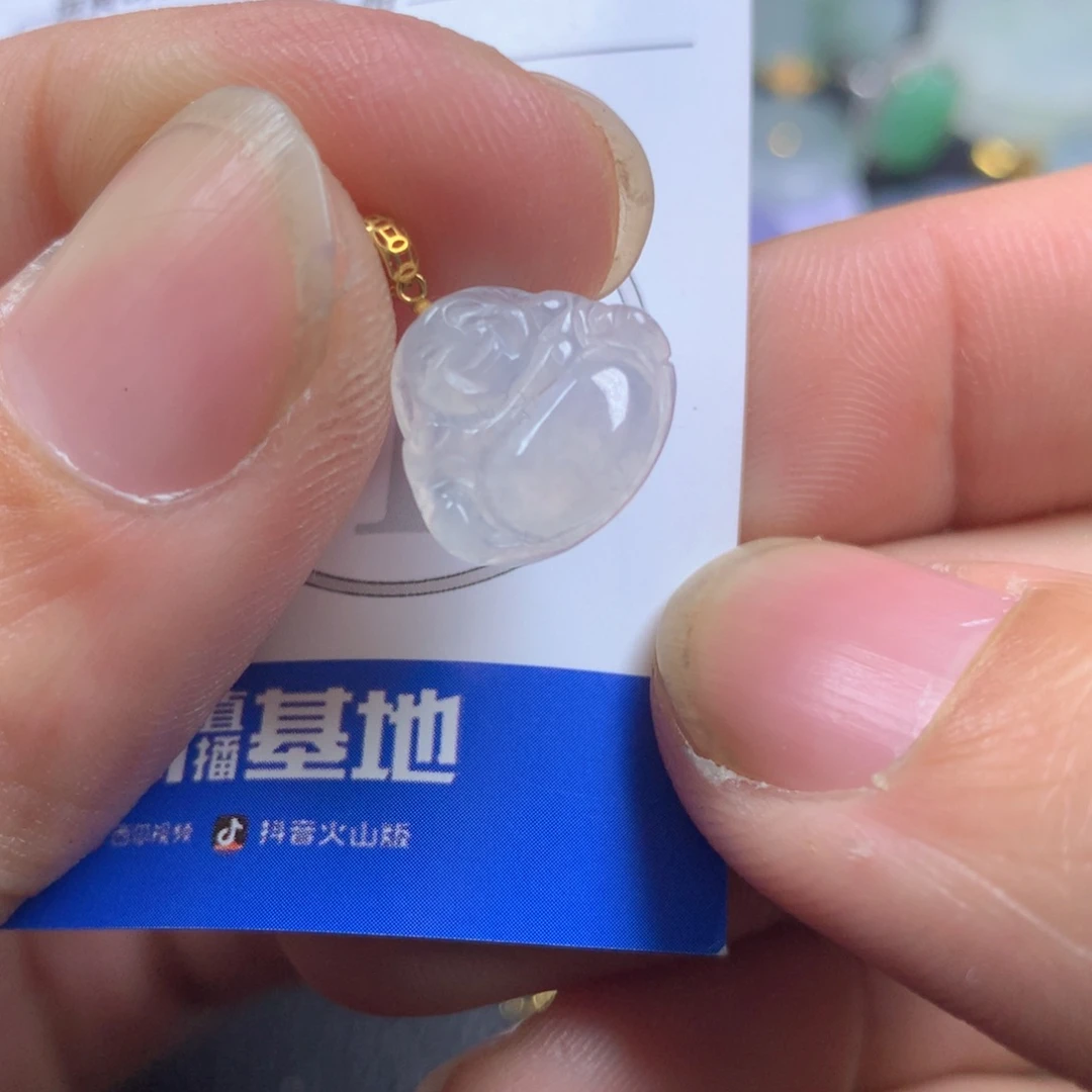 【闪购商品】翡翠颈饰18K金镶嵌翡翠