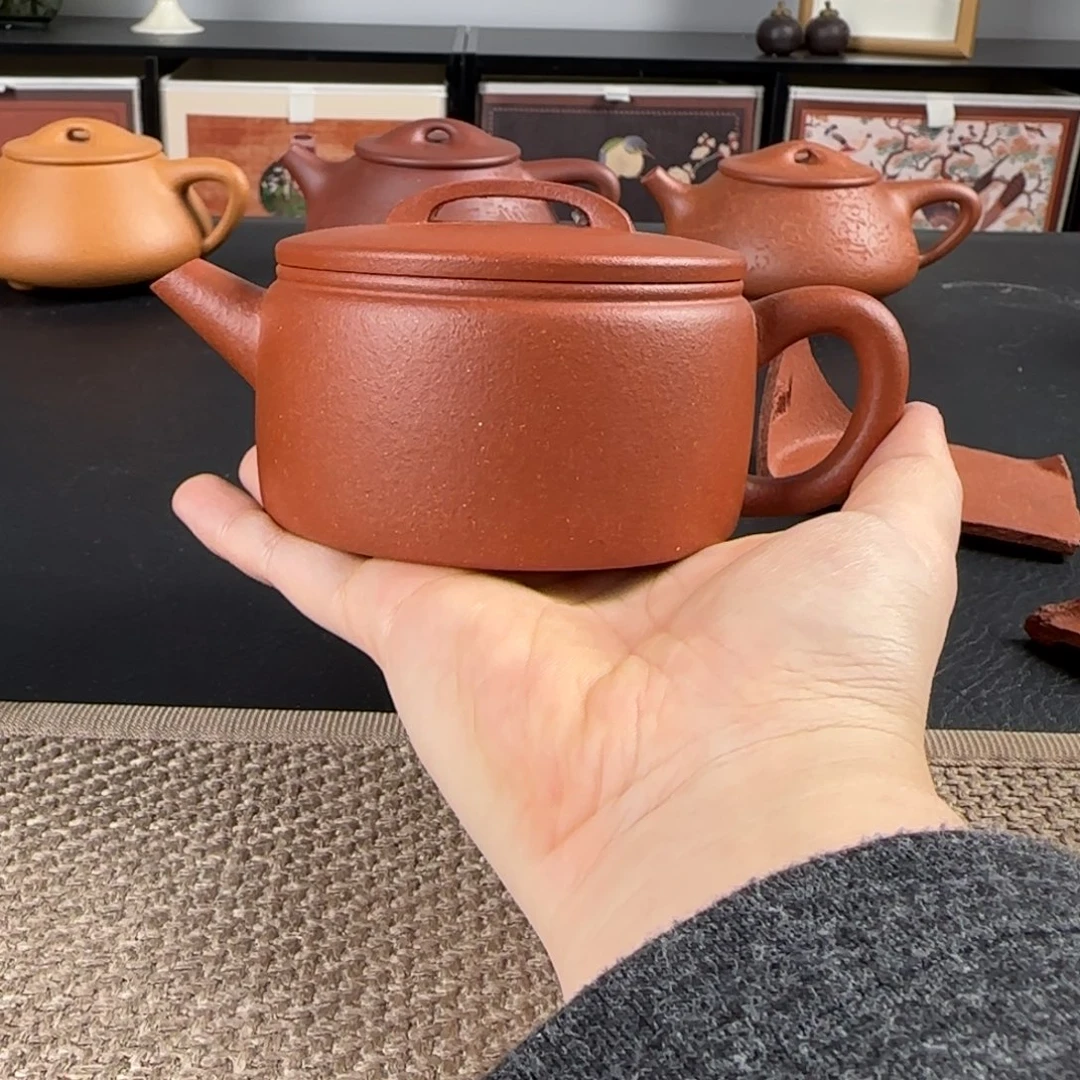 茶壶紫砂微瑕汉瓦