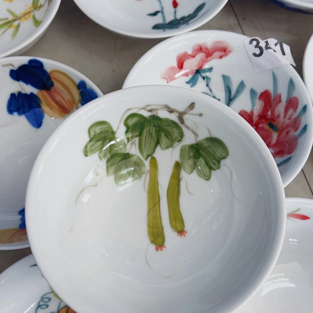 景德镇陶瓷手工手绘制作
